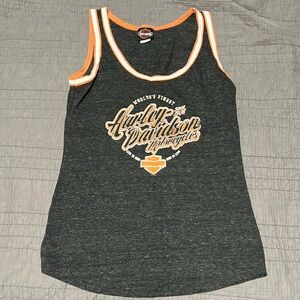 Women’s charcoal Harley Davidson tank
